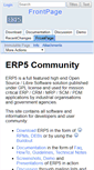 Mobile Screenshot of erp5.org